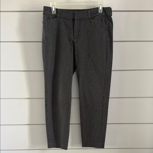 Old Navy Black and White Trousers Slim Fit